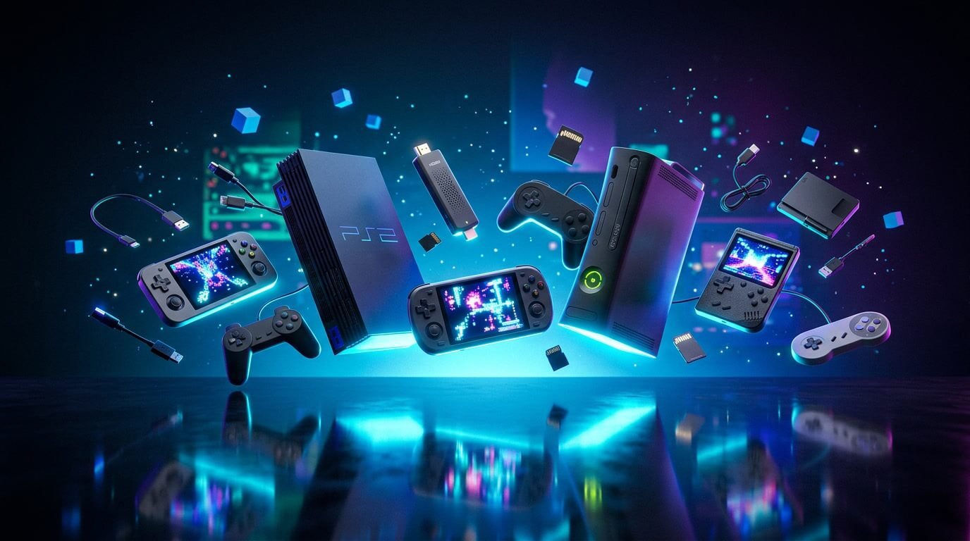 Consoles portáteis retrô da RetroMax Games